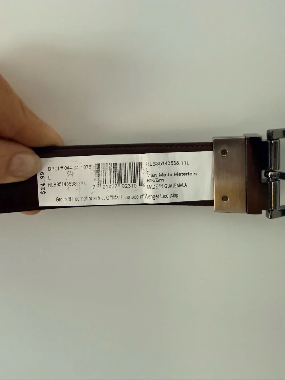 SwissGear branded belt